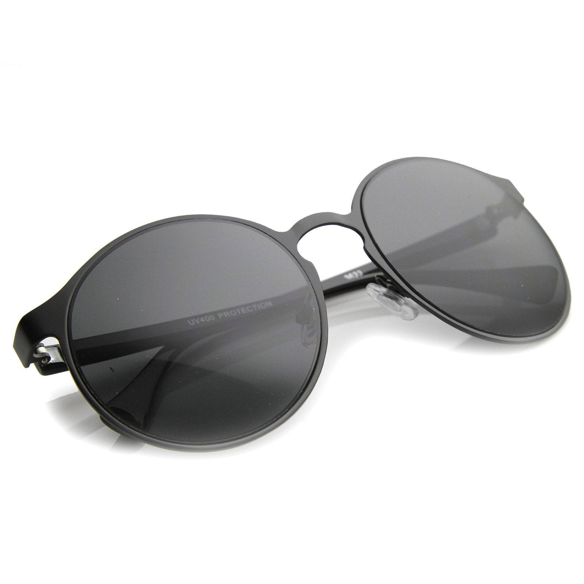 Retro Steampunk Dapper Fashion Round P3 Metal Sunglasses 9815