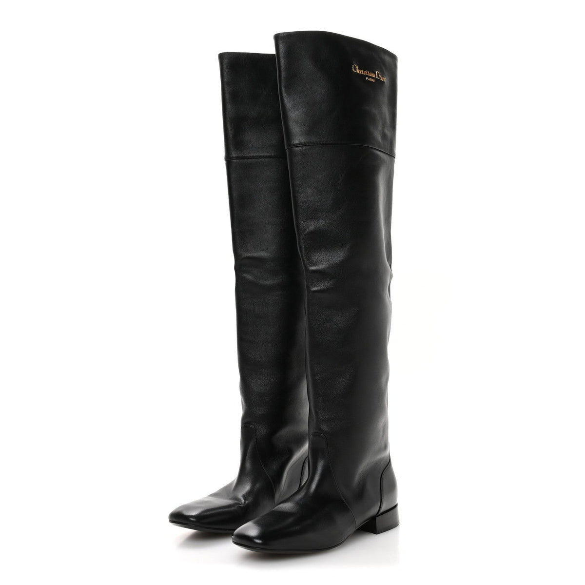 Calfskin D-Town Boots 37.5 Black