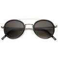 Retro Vintage Dapper Round Aviator Sunglasses 9921