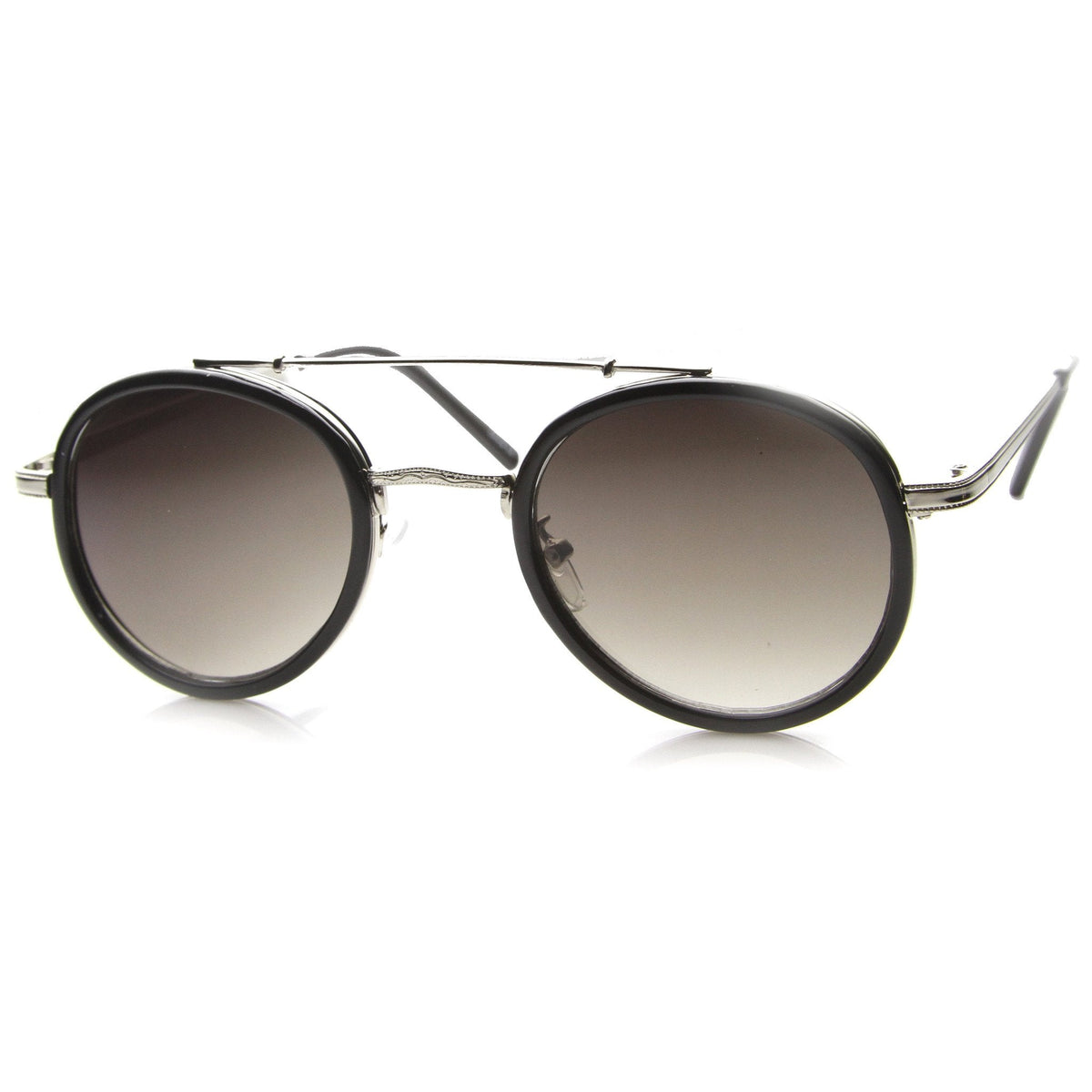Retro Vintage Dapper Round Aviator Sunglasses 9921