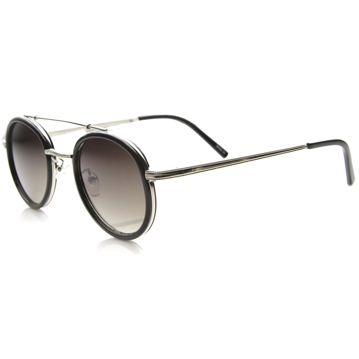 Retro Vintage Dapper Round Aviator Sunglasses 9921