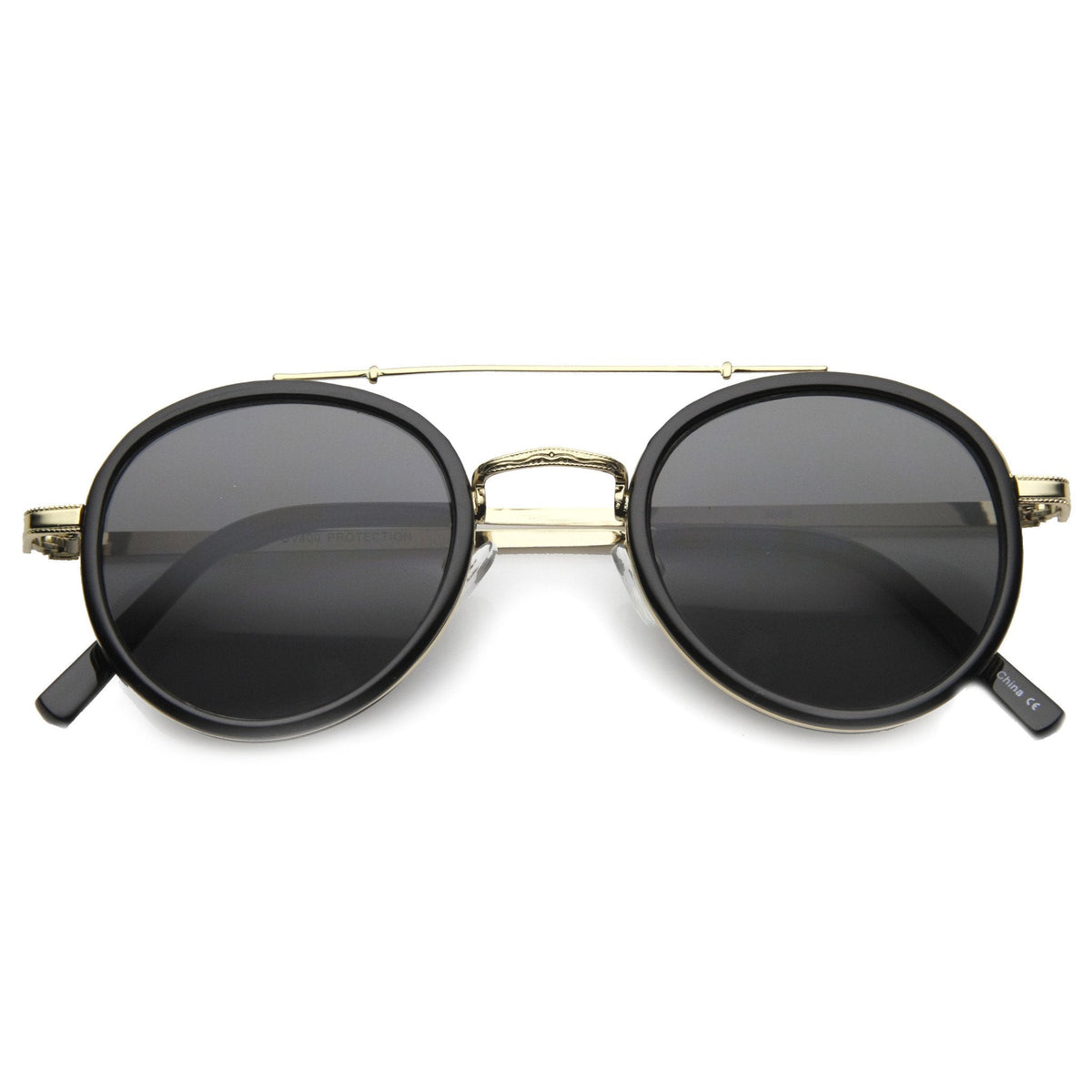 Retro Vintage Dapper Round Aviator Sunglasses 9921