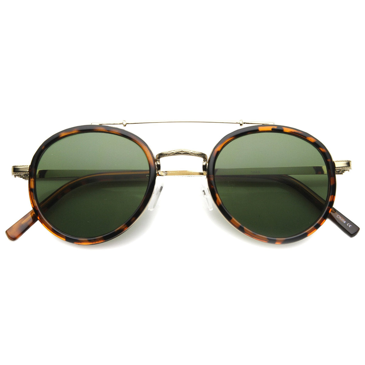 Retro Vintage Dapper Round Aviator Sunglasses 9921
