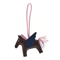 Milo Lambskin Grigri Rodeo Pegase Horse Bag Charm MM Rouge Sellier Mauve Sylvestre Bleu Saphir