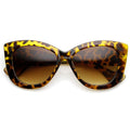 Oversize Thick Temple Womens Fashion Cat Eye Sunglasses 9167