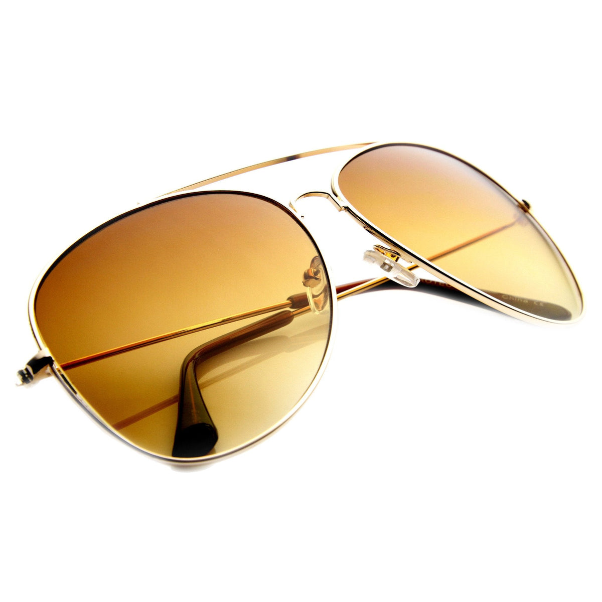 Oversize Large Full Metal Aviator Sunglasses 60mm 9682