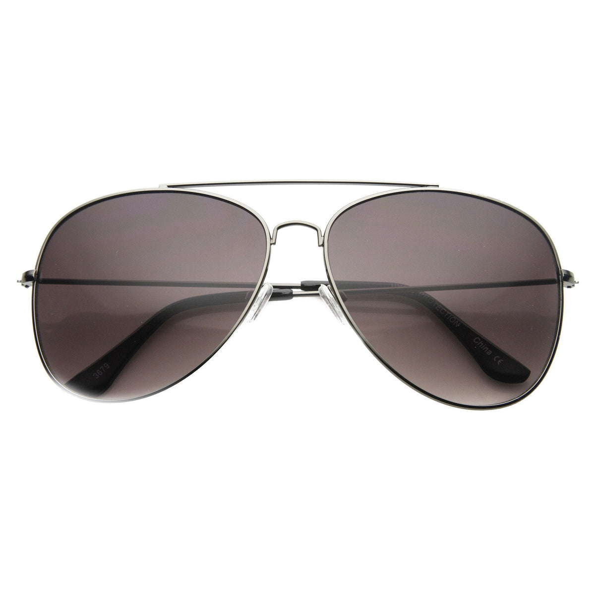 Oversize Large Full Metal Aviator Sunglasses 60mm 9682