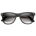 Retro Horned Rim Textured Frame Sunglasses 9684