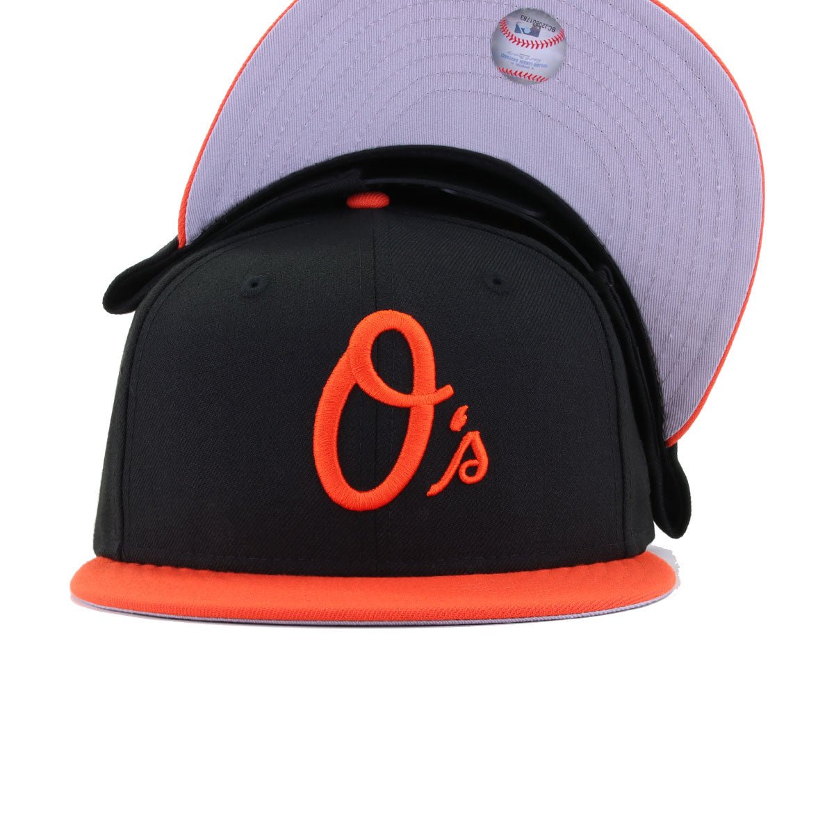 Baltimore Orioles Black Orange New Era 9Fifty Snapback