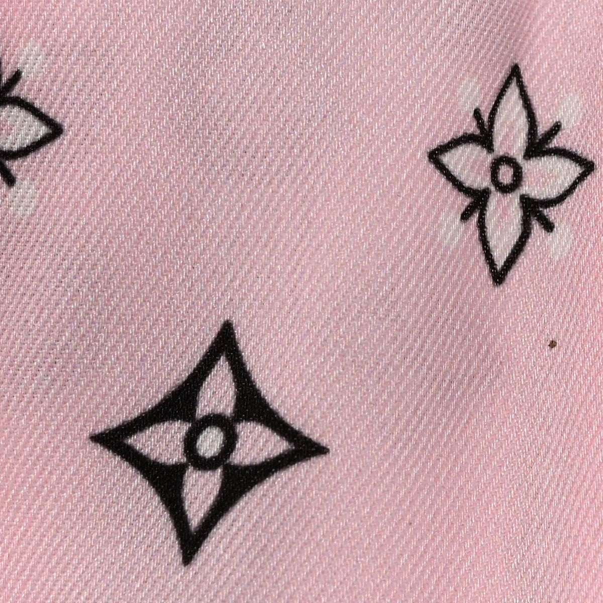Monogram Bandana Bag Charm Pink