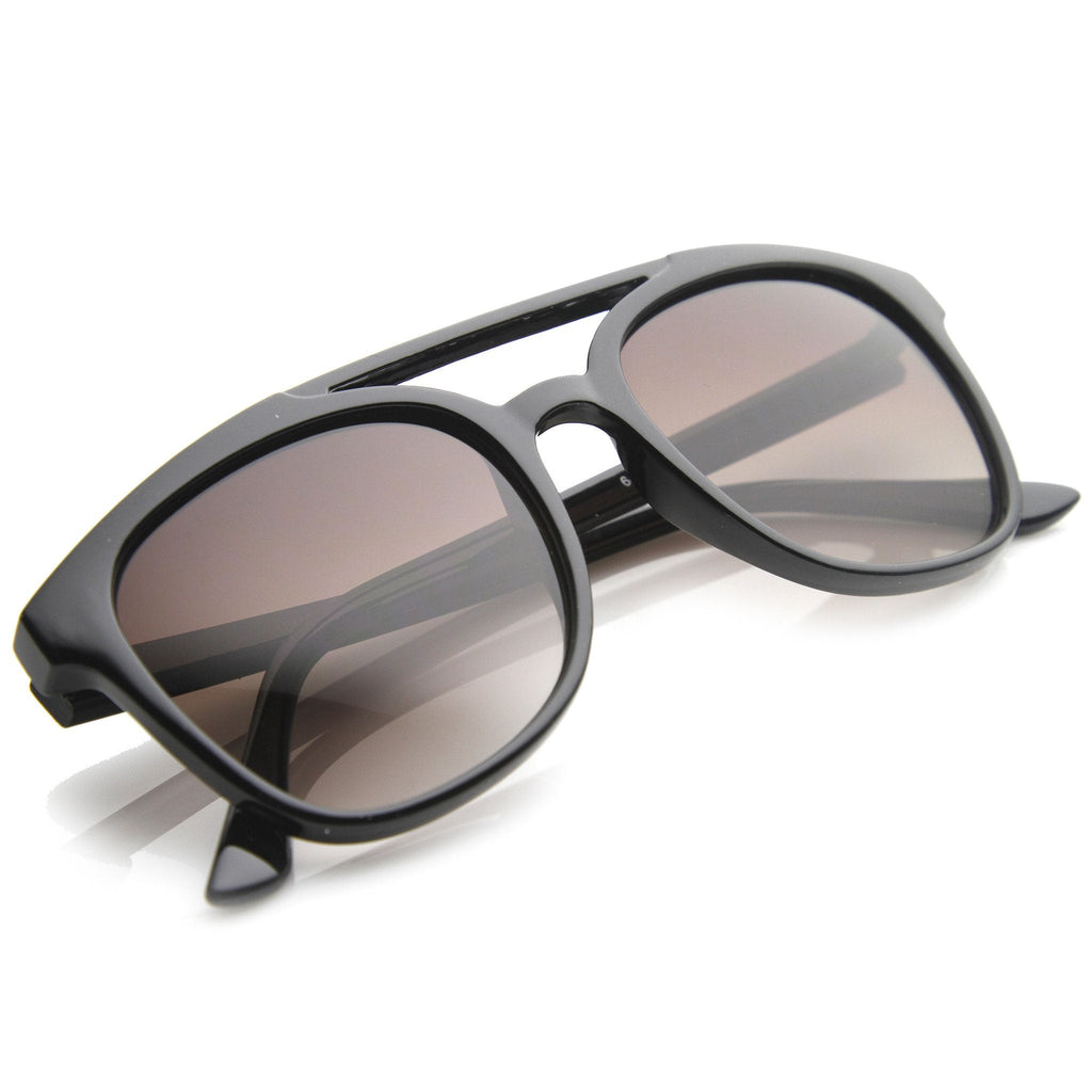 Indie Hipster Retro Square Aviator Sunglasses 9748