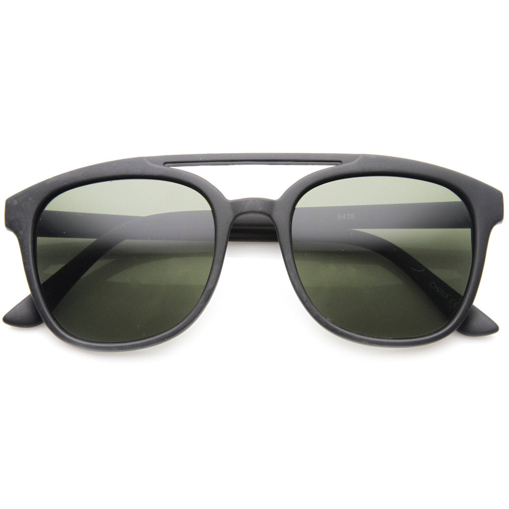 Indie Hipster Retro Square Aviator Sunglasses 9748