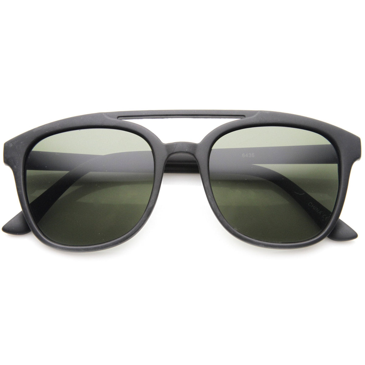 Indie Hipster Retro Square Aviator Sunglasses 9748