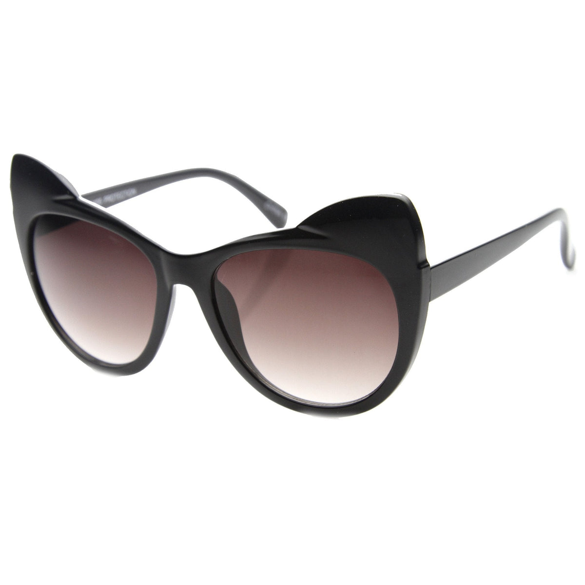 Women's Oversize Cat Eye Ear Tip Sunglasses 9692