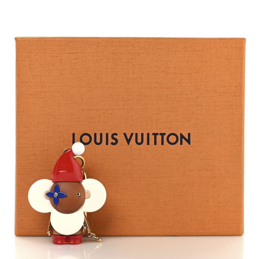 Resin Wood Vivienne Christmas Bag Charm