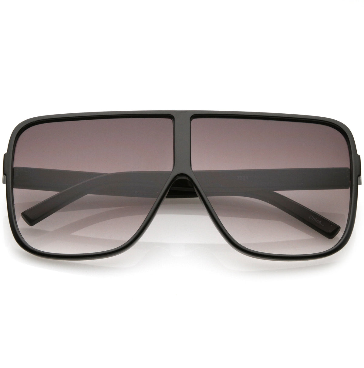 Retro Modern Oversize Square Flat Top Sunglasses C476