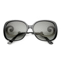 Women's Square Sunglasses With Swirl Temples 9774