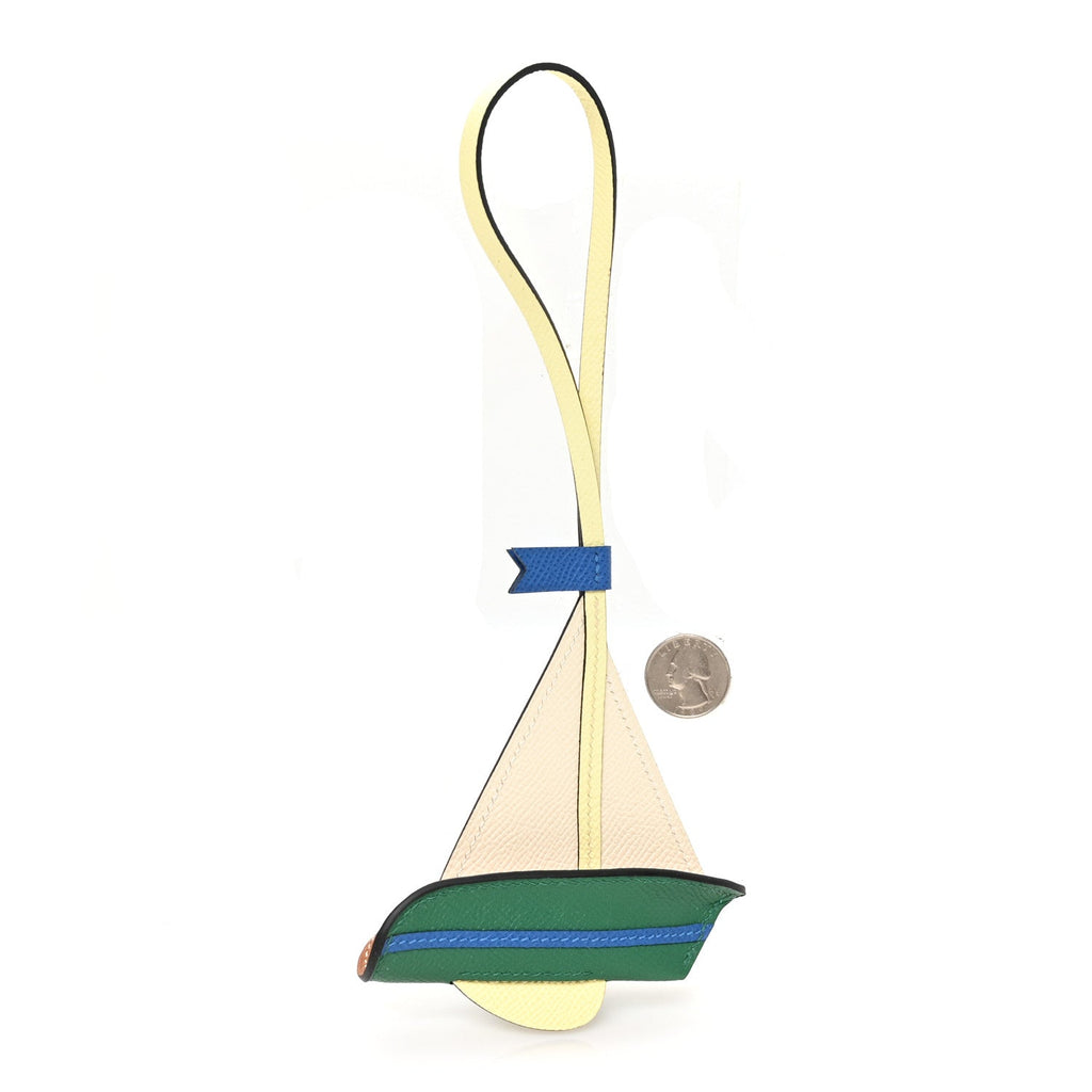Epsom Sail Boat Bag Charm Multicolor