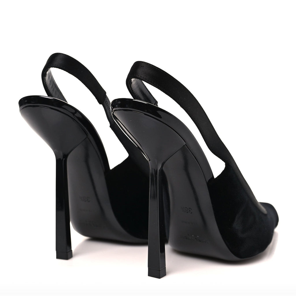 Velluto Master Raso Regale Victoire 115 Slingback Pumps 38.5