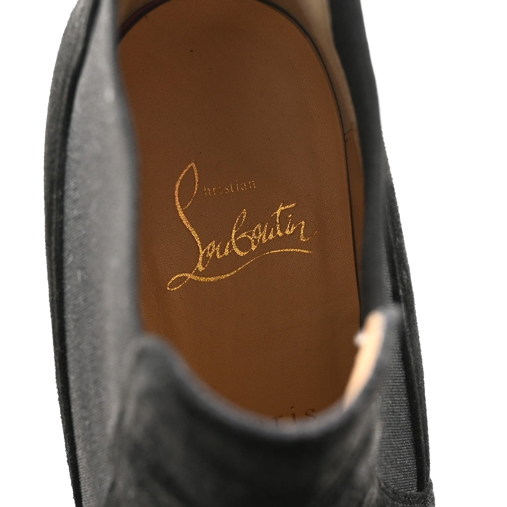 Suede Crochinetta 100 Ankle Boots 37.5 Black