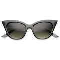 Women's Vintage Era High Pointed Oversize Cat Eye Sunglasses 9780
