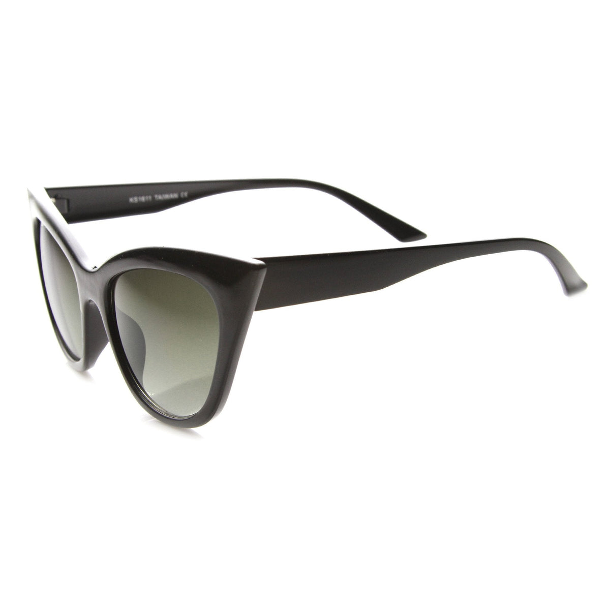 Women's Vintage Era High Pointed Oversize Cat Eye Sunglasses 9780
