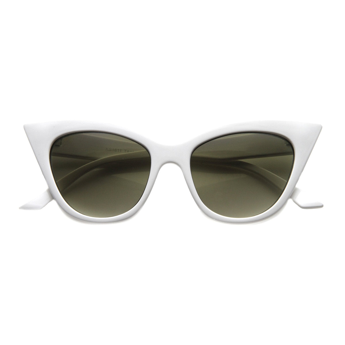 Women's Vintage Era High Pointed Oversize Cat Eye Sunglasses 9780