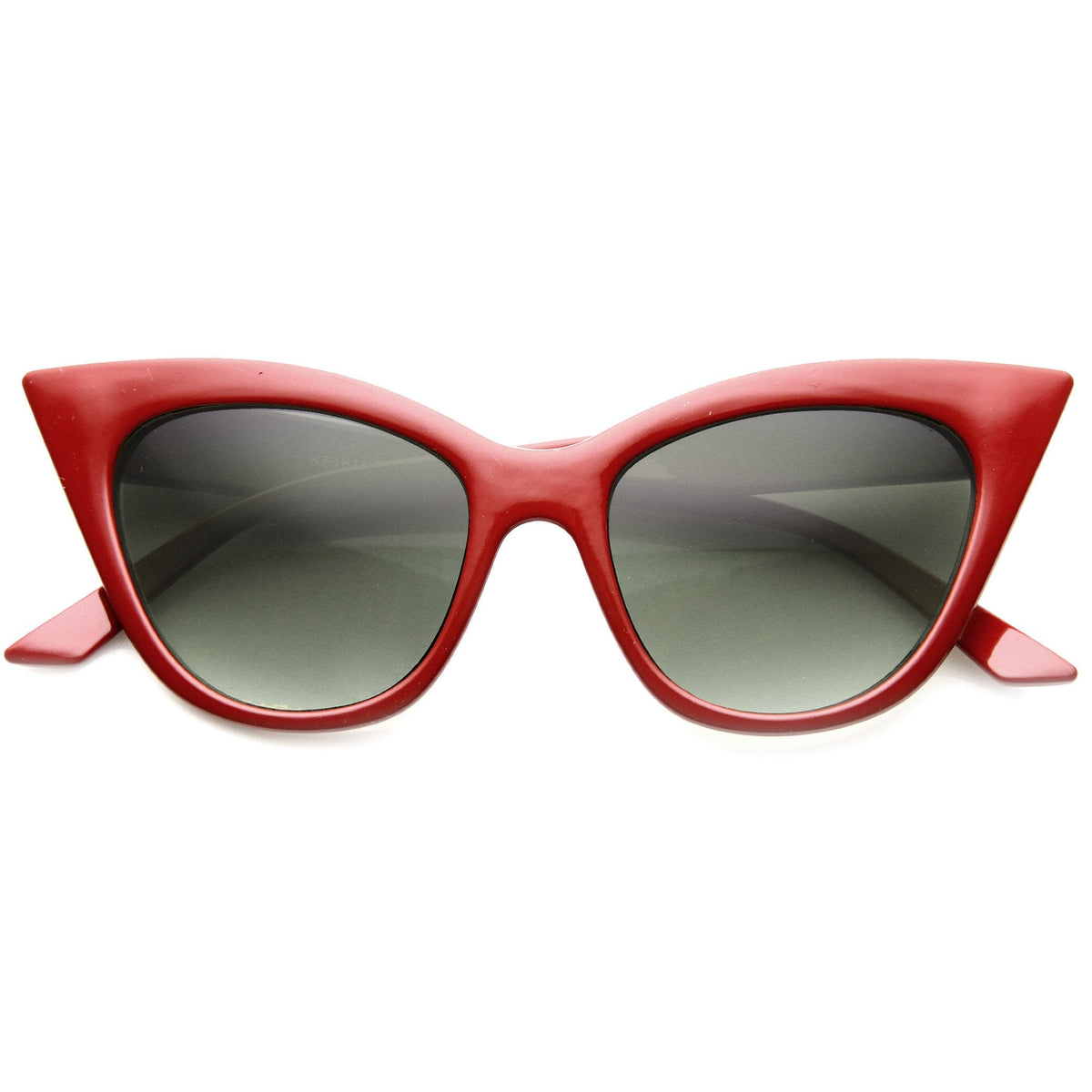 Women's Vintage Era High Pointed Oversize Cat Eye Sunglasses 9780