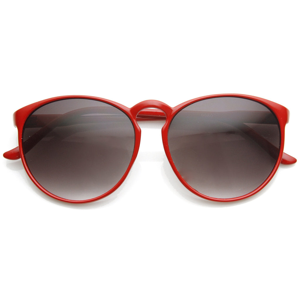 Large Retro Round Key Hole P3 Circle Sunglasses 9188