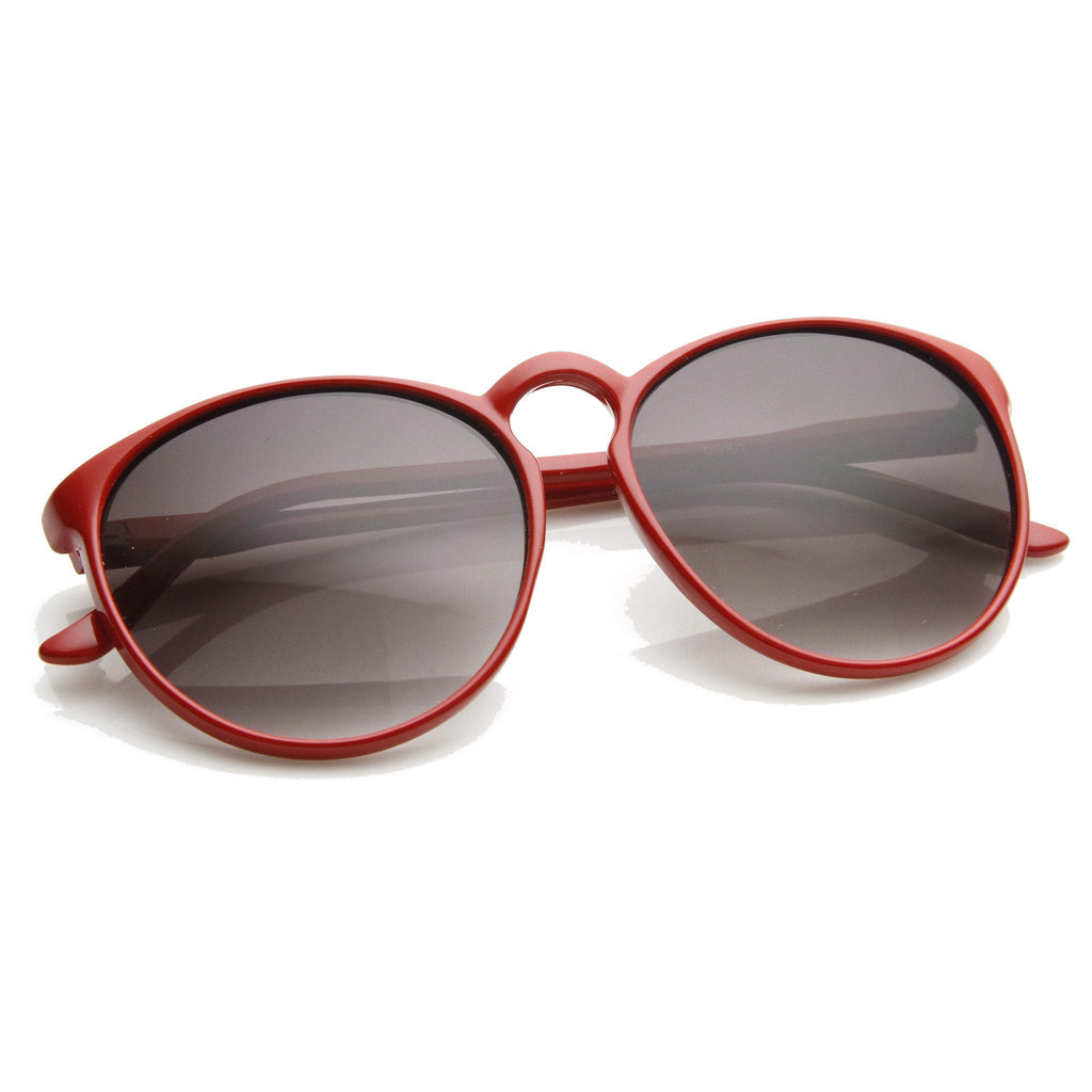Large Retro Round Key Hole P3 Circle Sunglasses 9188