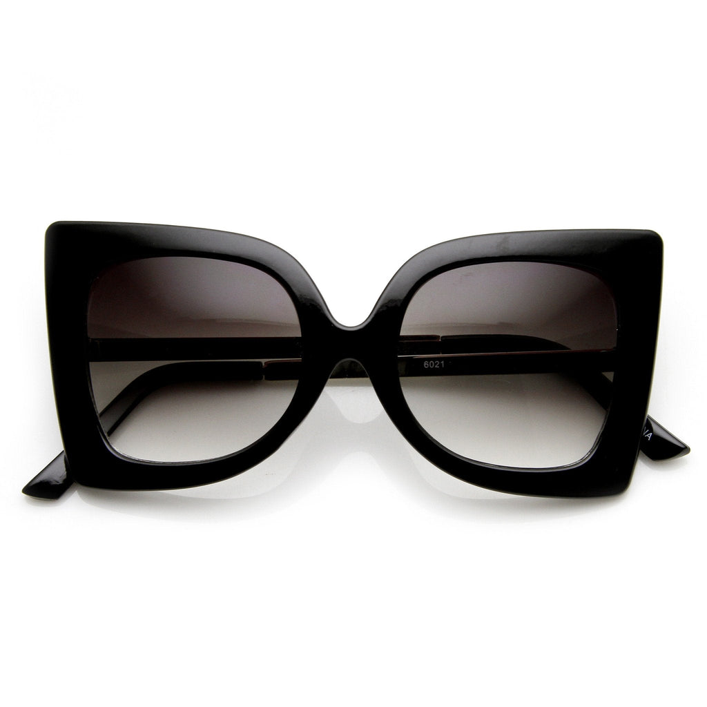 Womens Oversize Fashion Butterfly Shape Sunglasses 9225