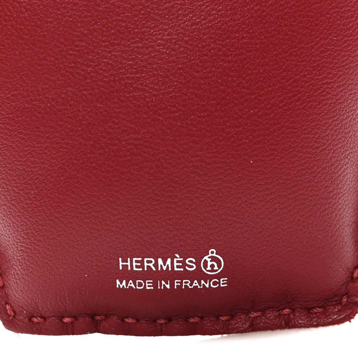 Epsom Lambskin Suede Petit H Bubble Tea Charm