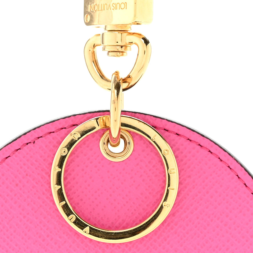 Monogram 2022 Christmas Animation Seoul Bag Charm Key Ring Light Pink