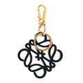 Calfskin Anagram Bag Charm Key Holder Rosemary