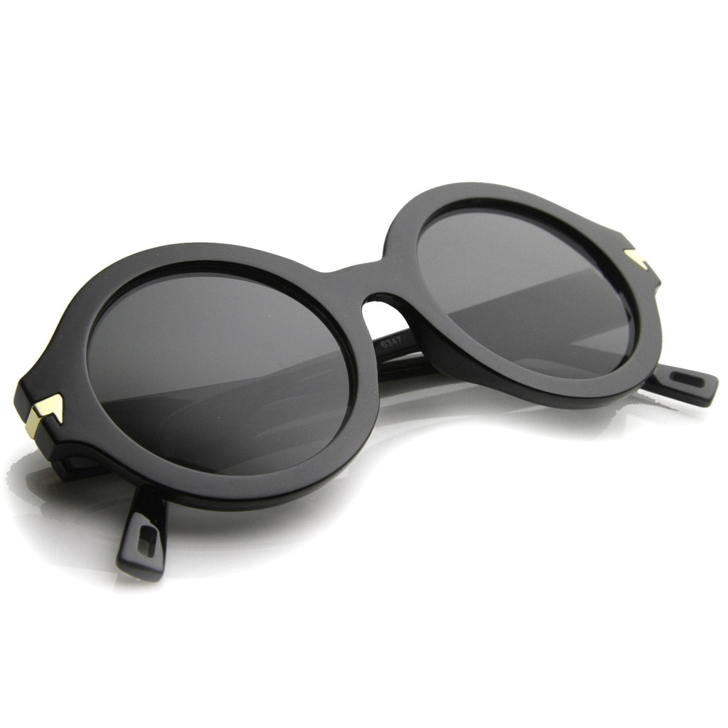 Women's Fashion Forward Oversize Round Sunglasses 9826