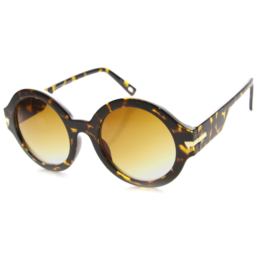Women's Fashion Forward Oversize Round Sunglasses 9826