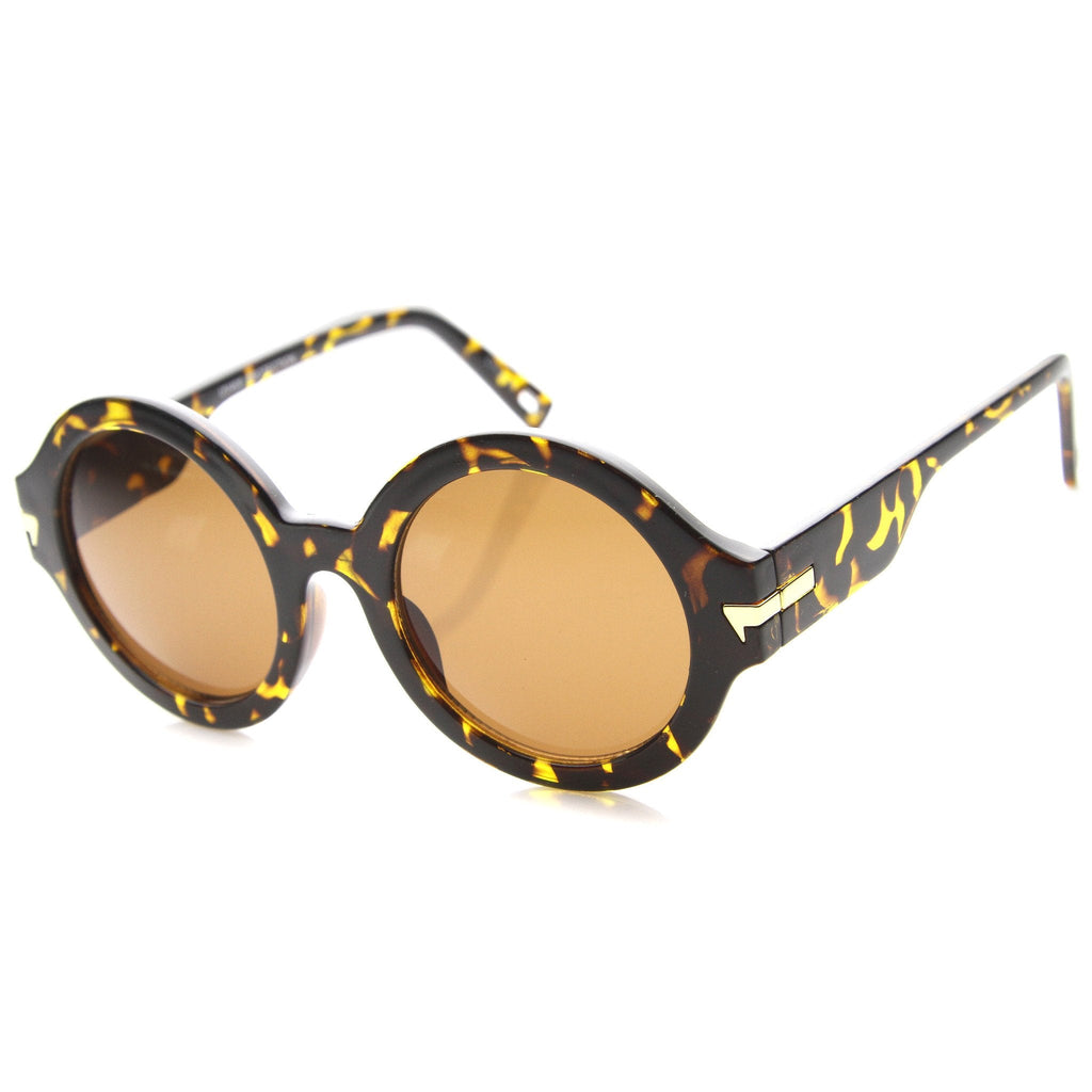 Women's Fashion Forward Oversize Round Sunglasses 9826