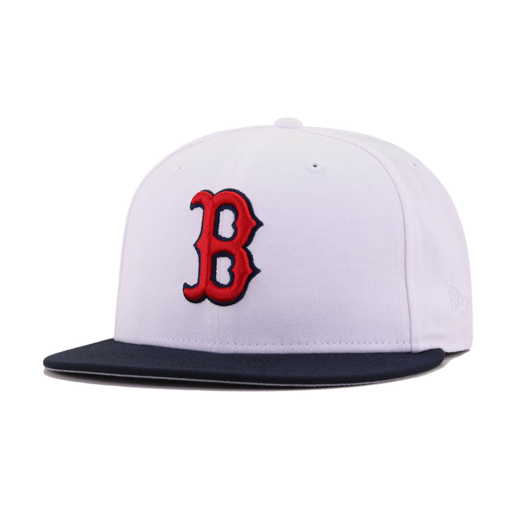 Boston Red Sox White Navy 1997 New Era 59Fifty Fitted