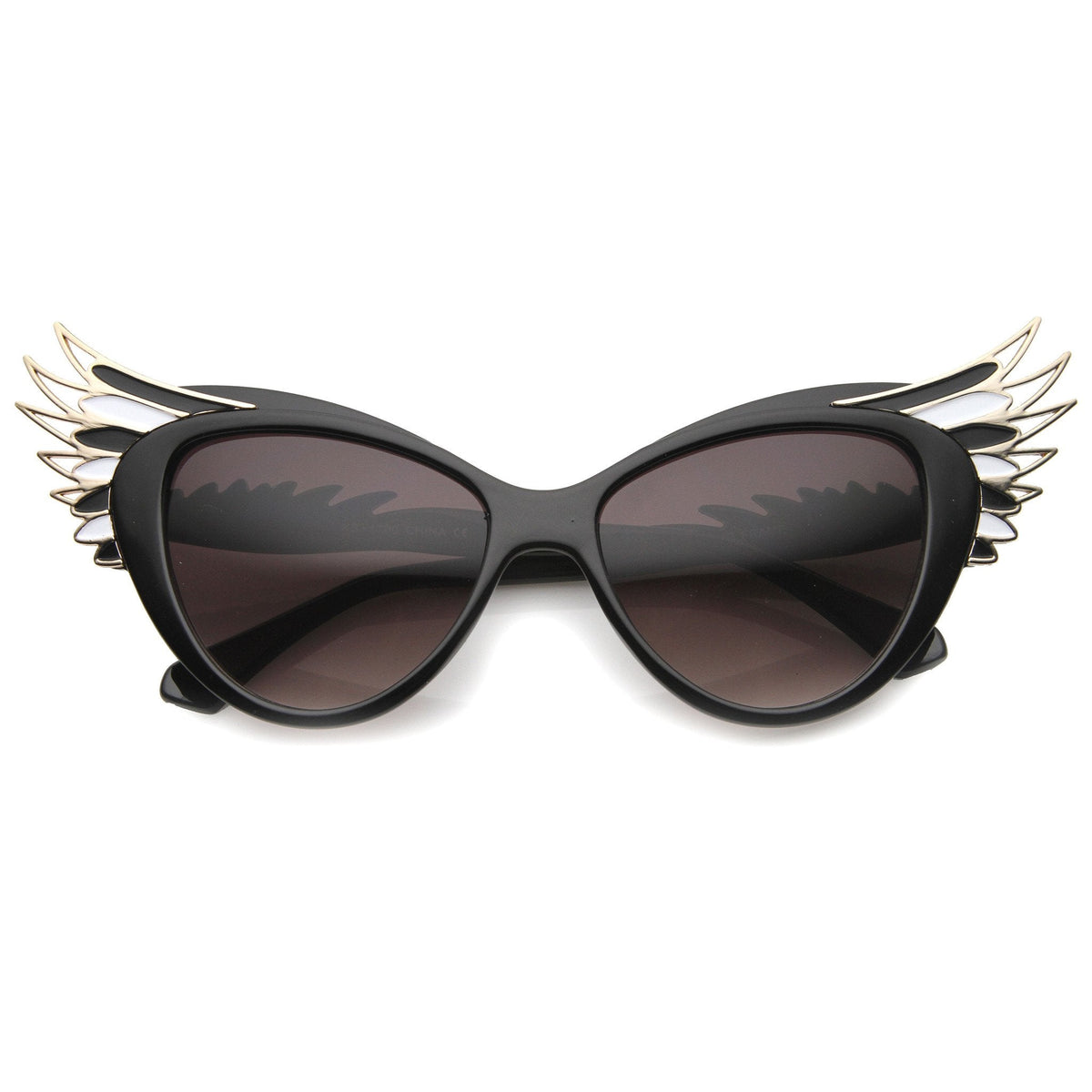 Oversize Women's Cat Eye Wing Tip Sunglasses 9953