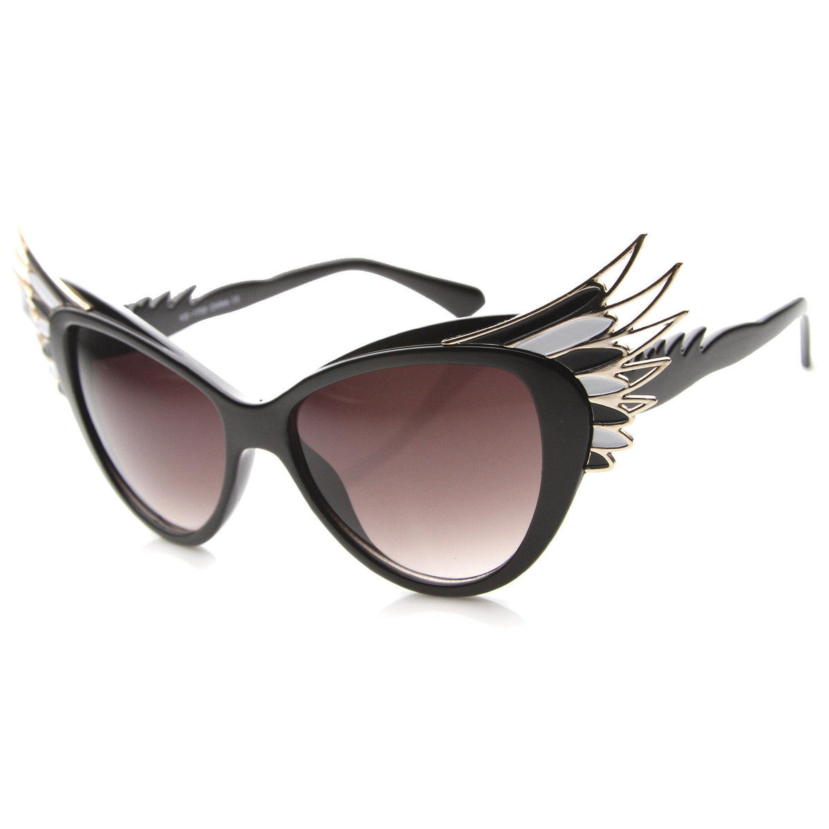 Oversize Women's Cat Eye Wing Tip Sunglasses 9953