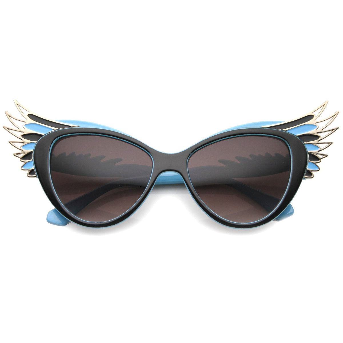 Oversize Women's Cat Eye Wing Tip Sunglasses 9953