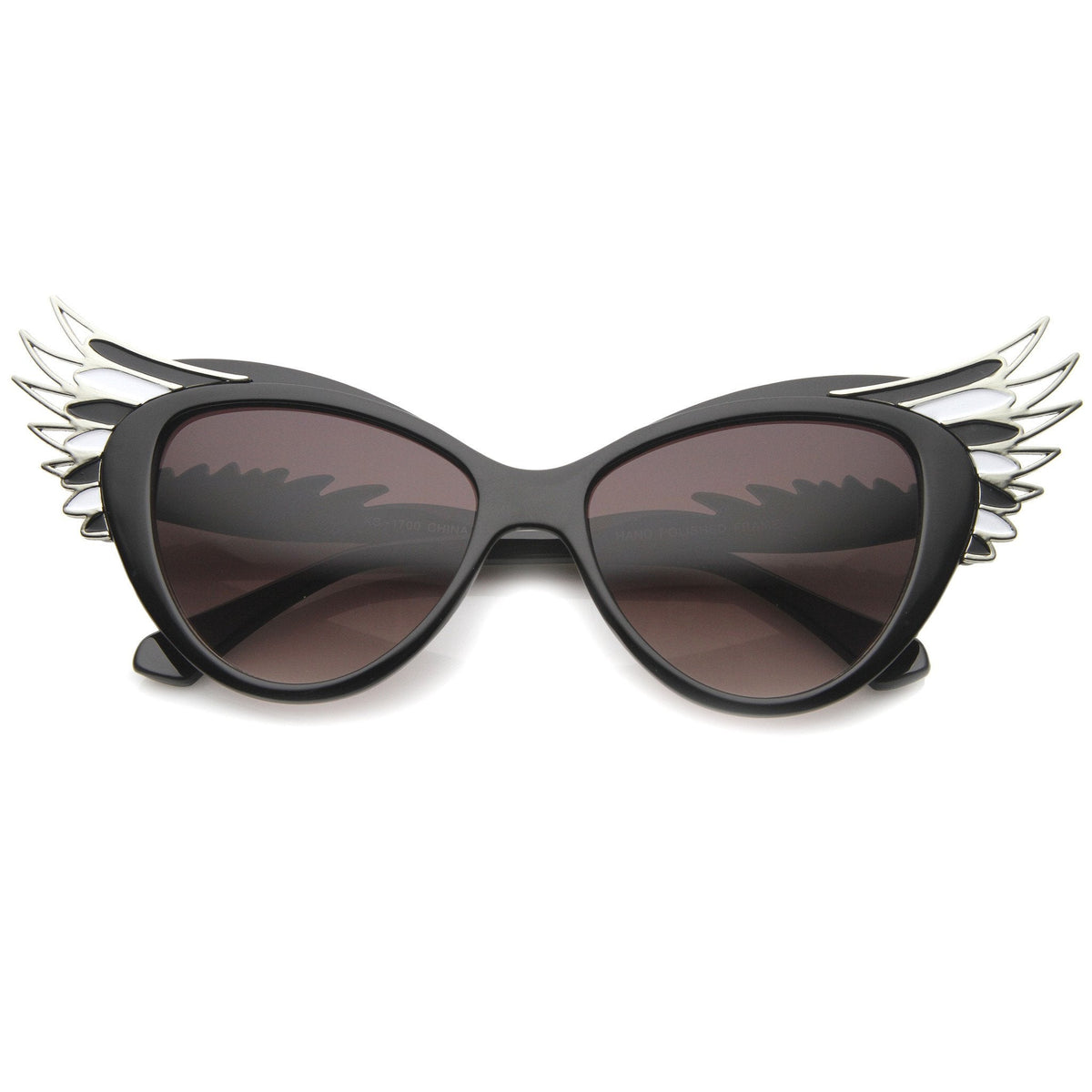 Oversize Women's Cat Eye Wing Tip Sunglasses 9953
