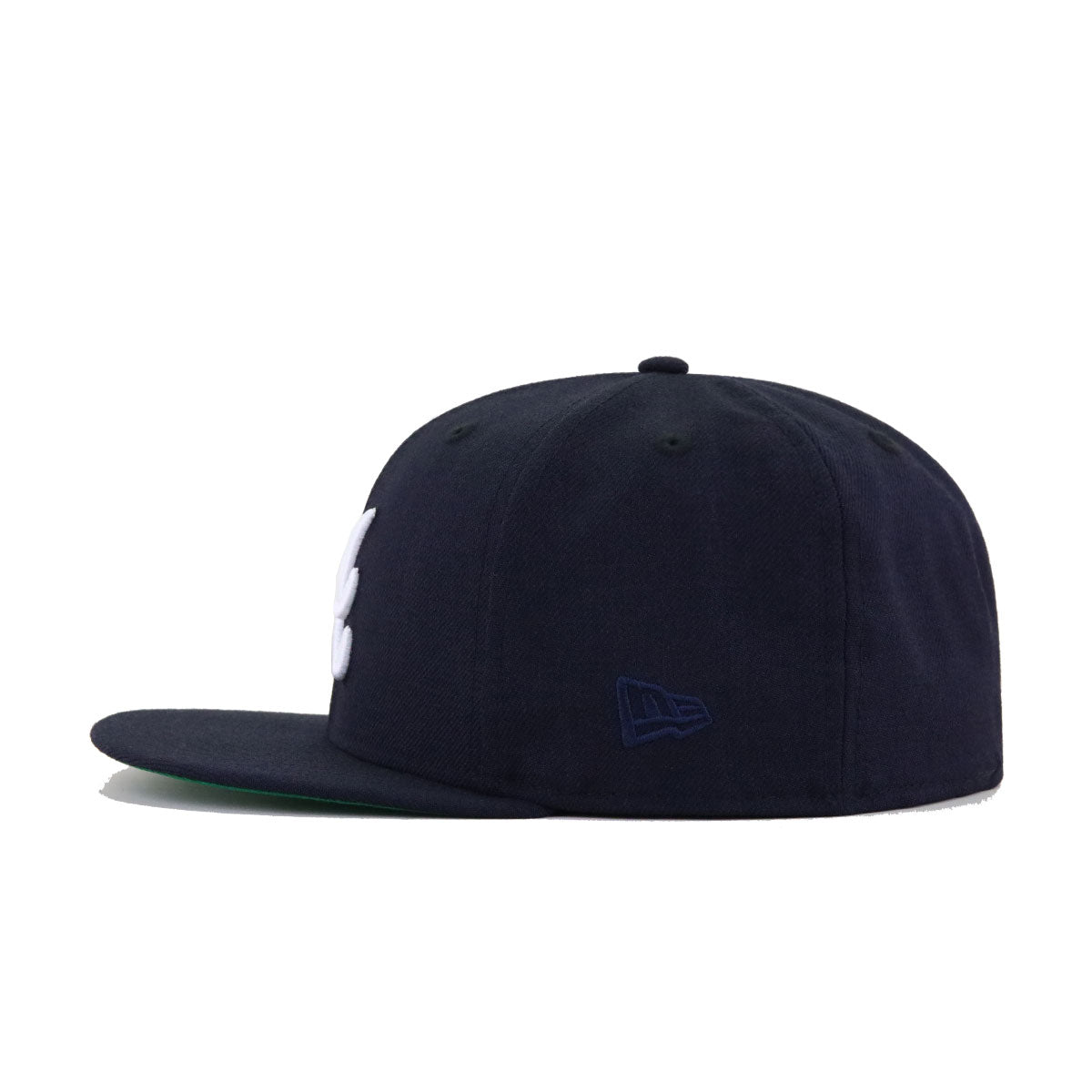 Atlanta Braves Navy Green Bottom New Era 59Fifty Fitted