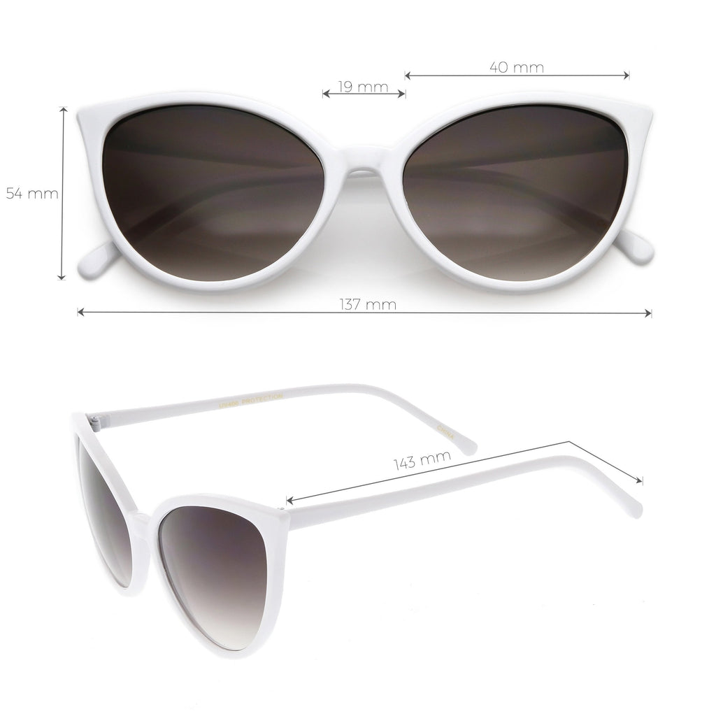 Women's Angular Pointed Cat Eye Retro Sunglasses C554