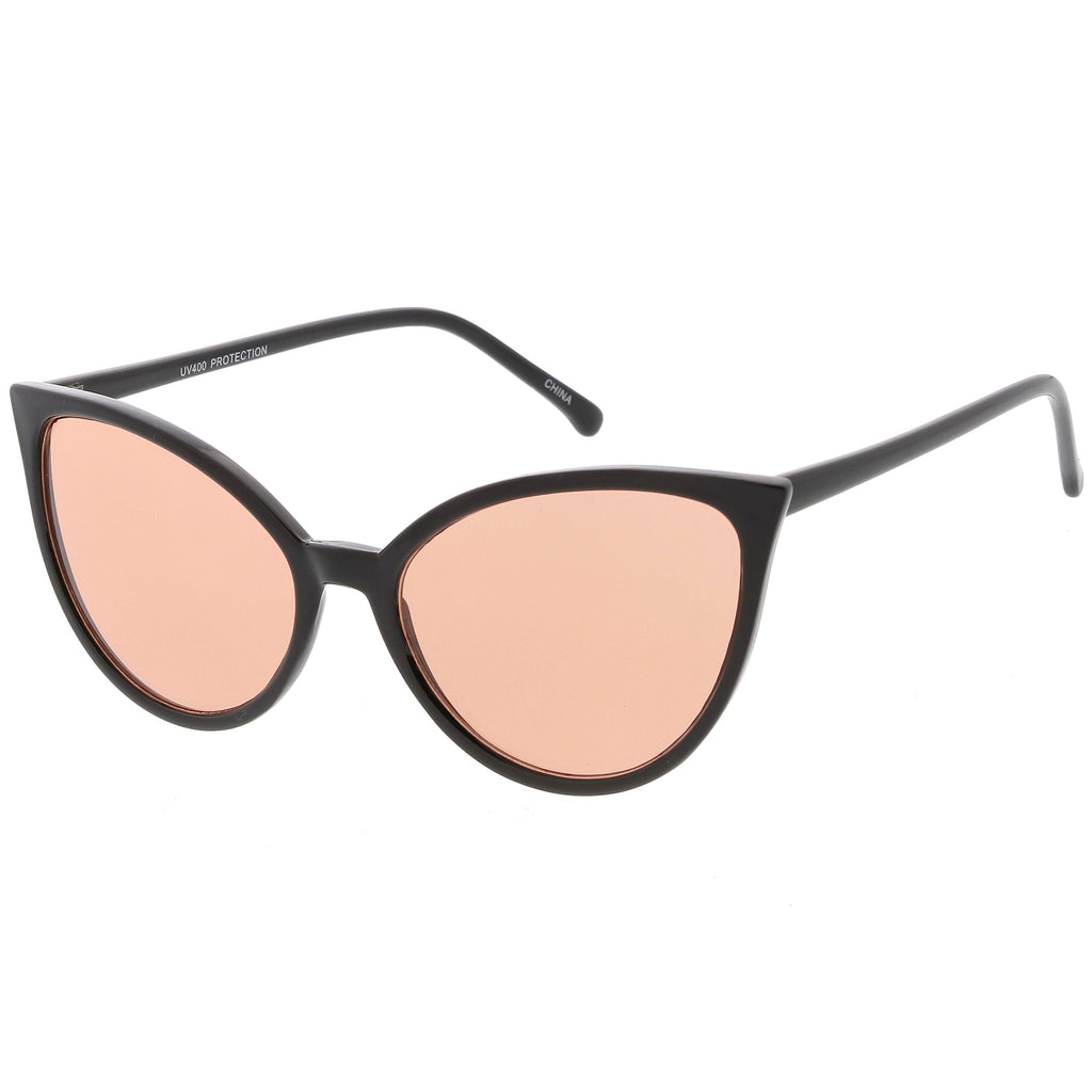Women's Angular Color Tone Retro Cat Eye Sunglasses C555