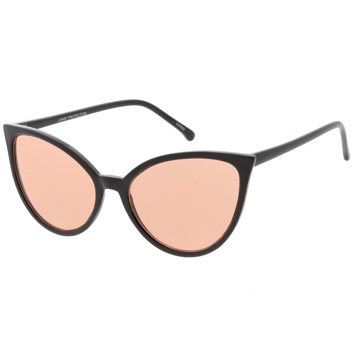 Women's Angular Color Tone Retro Cat Eye Sunglasses C555