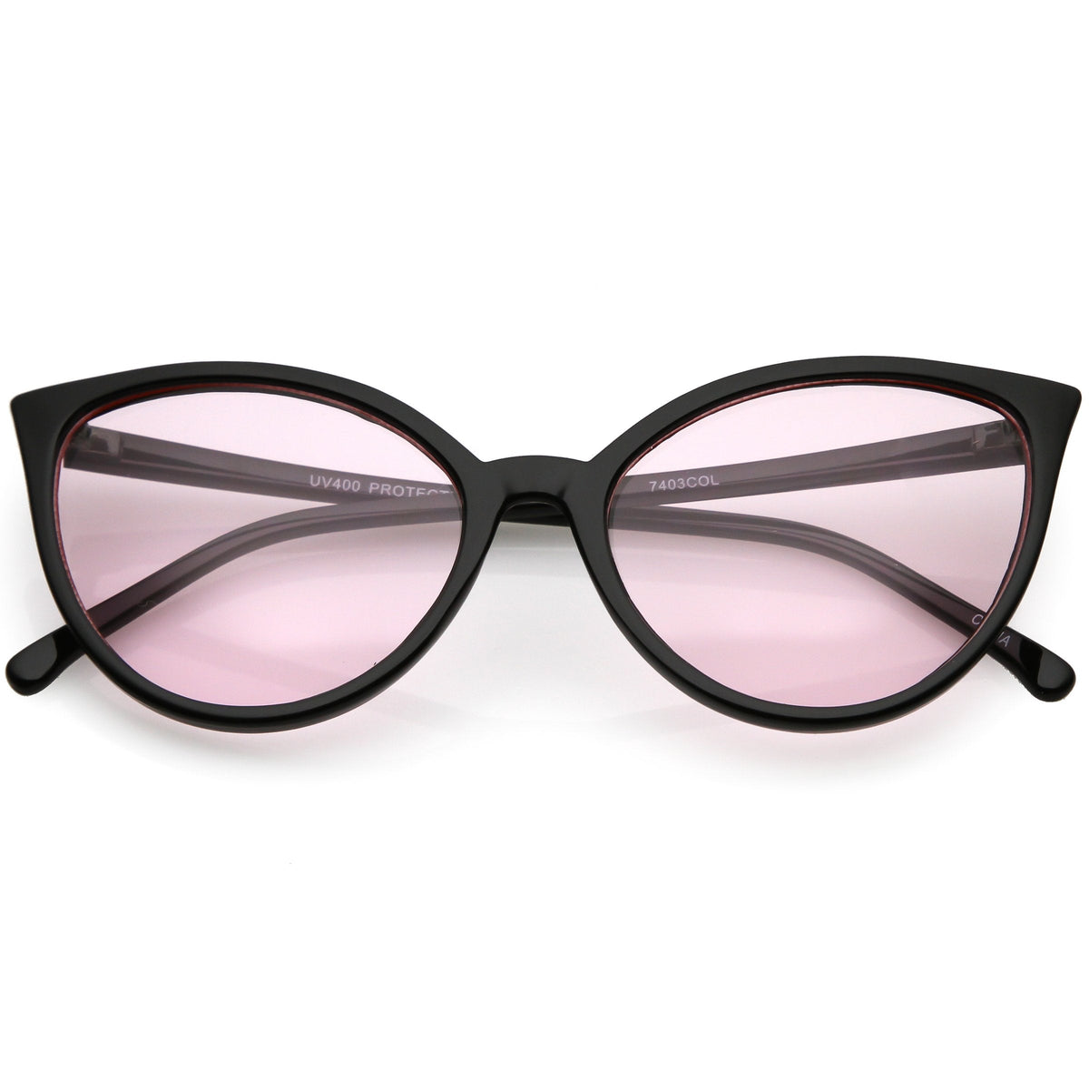 Women's Angular Color Tone Retro Cat Eye Sunglasses C555