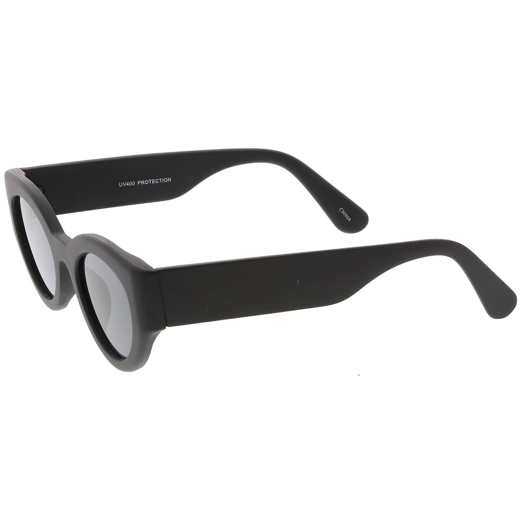 Retro Modern Bold Wide Frame Oval Sunglasses C543