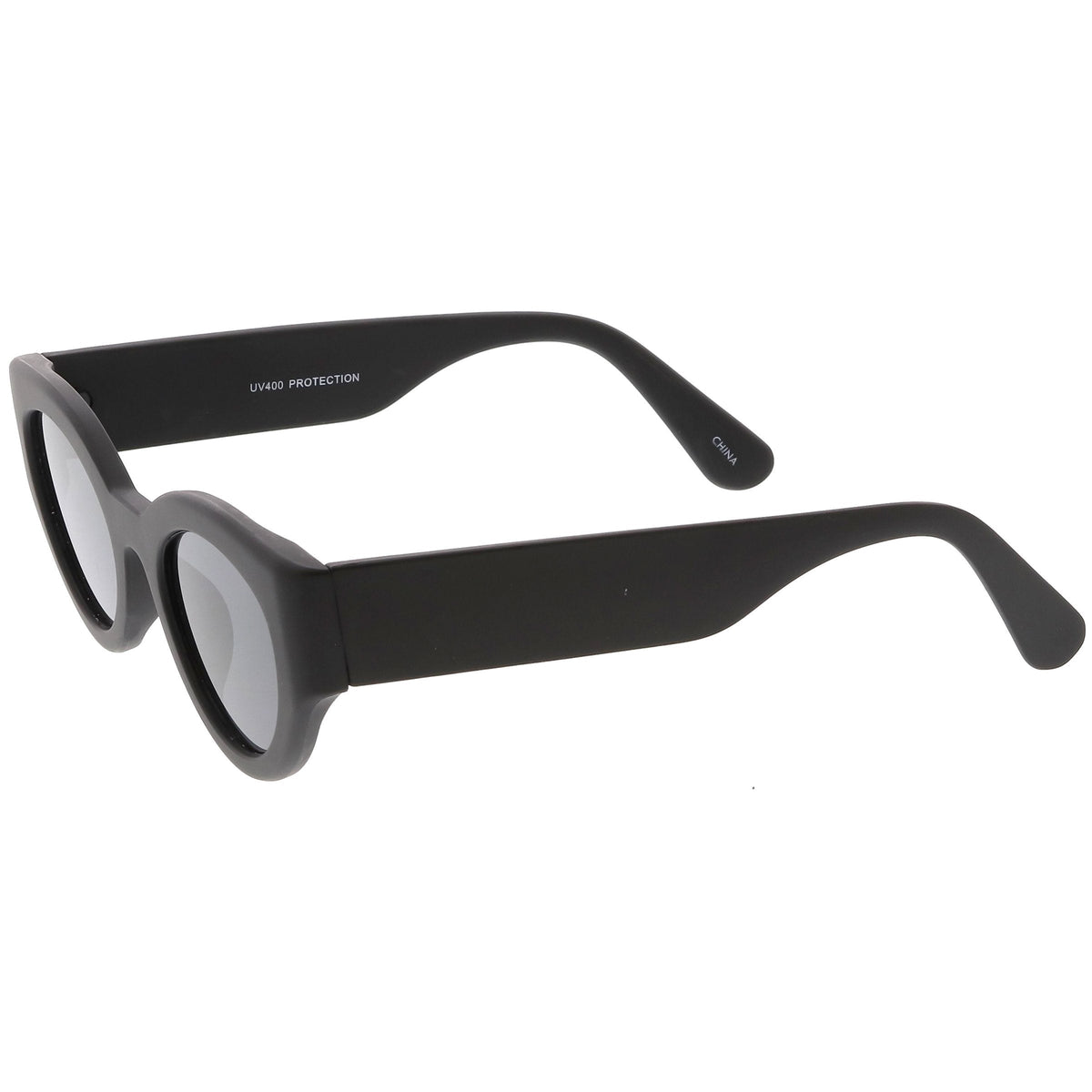Retro Modern Bold Wide Frame Oval Sunglasses C543