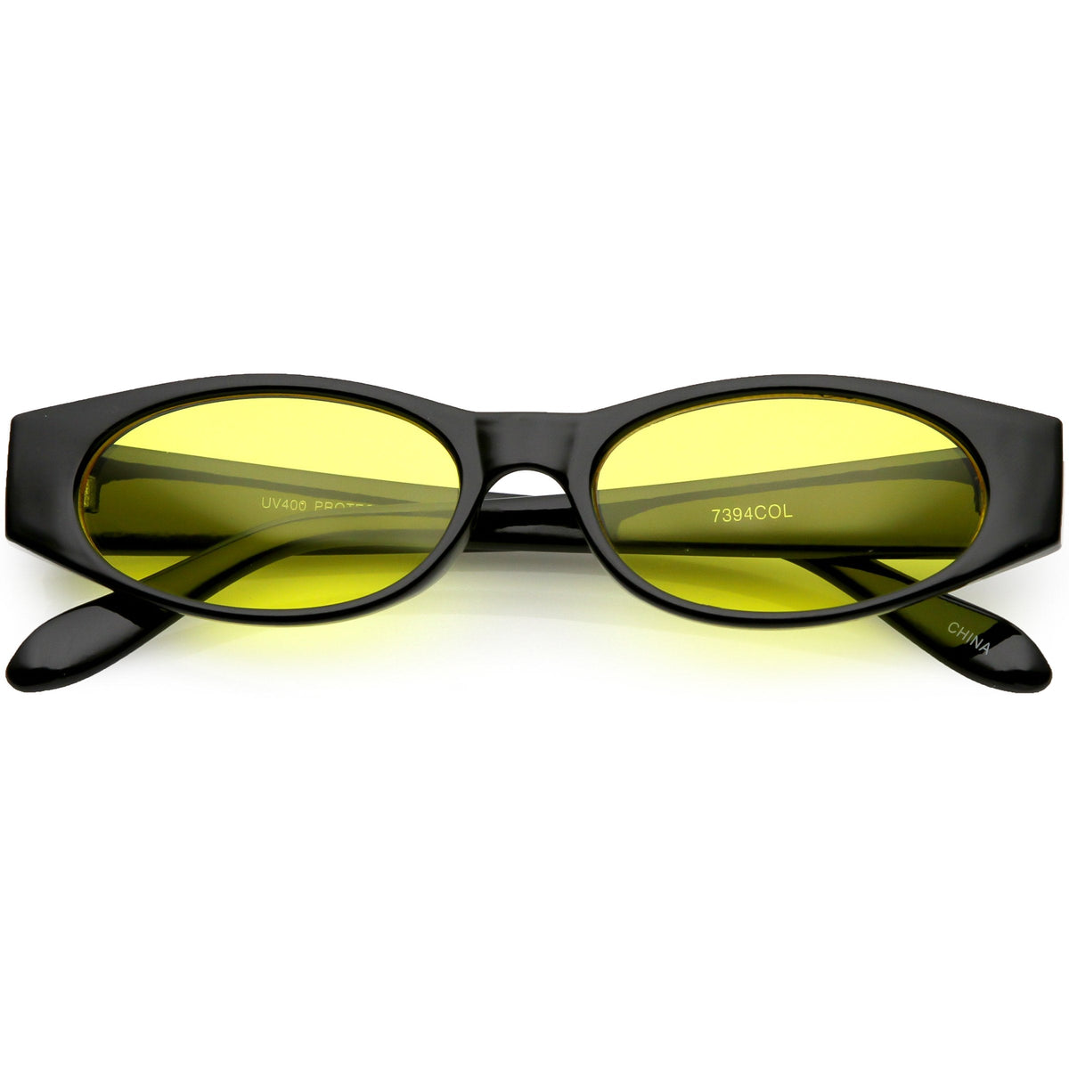 Retro 1990's Oval Color Tone Lens Sunglasses C551